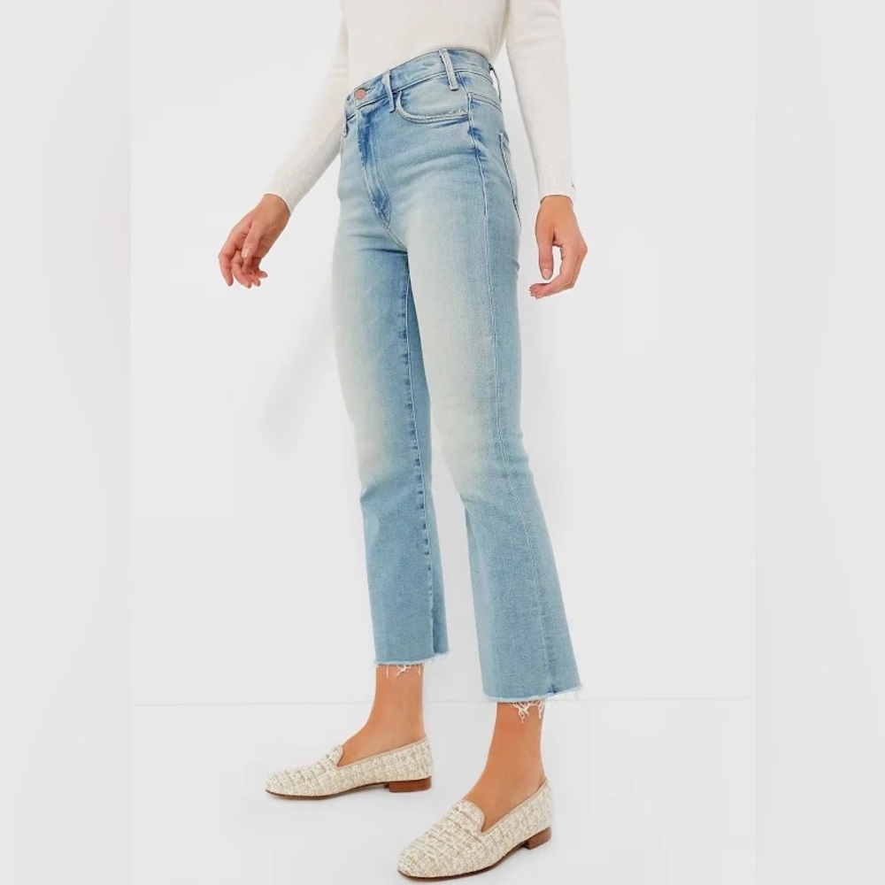 MOTHER Denim Hustler Ankle Fray
Au Revoir wash